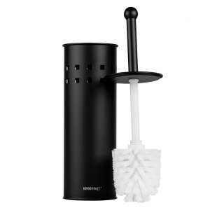 WC-kefe Kinghoff KH 1812, 39,5cm, Fekete acél 103002609 - Kinghoff