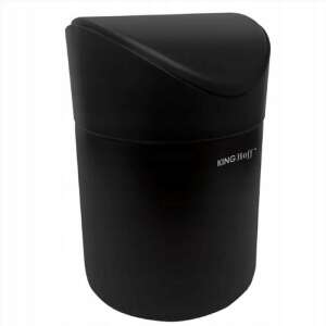 Kinghoff KH 1813 Mini Dustbin, 1.8L, 12x17 cm, Stainless Steel, Black 103002663 - Trash can