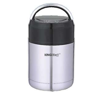 Kinghoff 0,8L Edelstahl-Thermoskanne mit Griff - Kinghoff