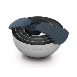 Joseph Joseph 95032 Nest 100, 9-piece Bowl Set, Compact Design, Stainless Steel 103003101 - Bowl