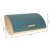 Kassel Bread Box KS 93511, 35 cm, Matt Surface, Bamboo and Steel, Turquoise 106256237