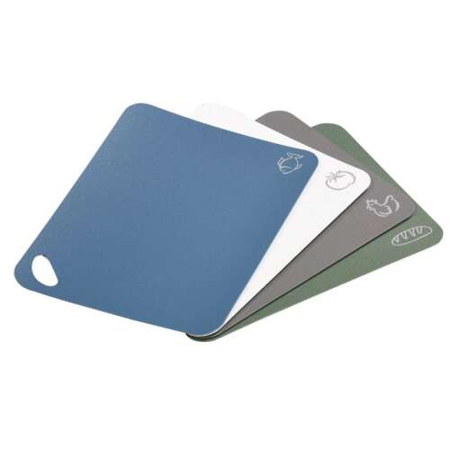 Kesper 4-teiliges flexibles Schneidematten-Set, mehrfarbig