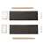 Kesper Sushi Set 38142, 6 pcs, Two-Part, Slate, Ceramic, 2 sets chopsticks, Black 103003275