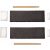 Kesper Sushi Set 38142, 6 pcs, Two-Part, Slate, Ceramic, 2 sets chopsticks, Black 103003275