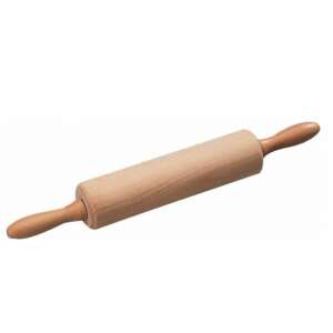 Kesper 69376 beechwood rolling pin, 41.5cm, for baking - Kesper