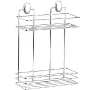 Metalife DKB-719 2 szintes króm fürdőszoba polc - Fürdőszoba bútor