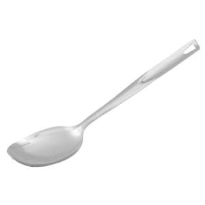 Fackelmann 40691 Serving Spoon, 33 cm, Stainless Steel, with Hook, Silver 103004109 - Ladles & serving spoon