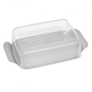 Fackelmann 47355 Butter and Cheese Box, 17x11 cm, Transparent 103004147 - Food storage