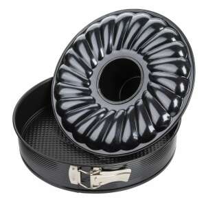 Zenker 6510 double-bottom baking pan, 30 cm, black, non-stick, round, with removable bottom - Baking Mold