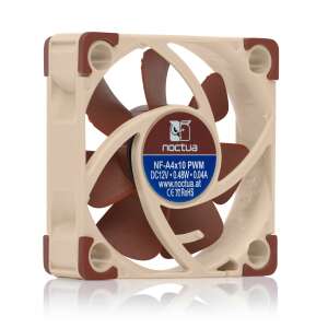 Wentylator Noctua NF-A4x10 PWM 4cm, brązowy i beżowy, z 4-pinowym złączem PWM - Wentylator do PC