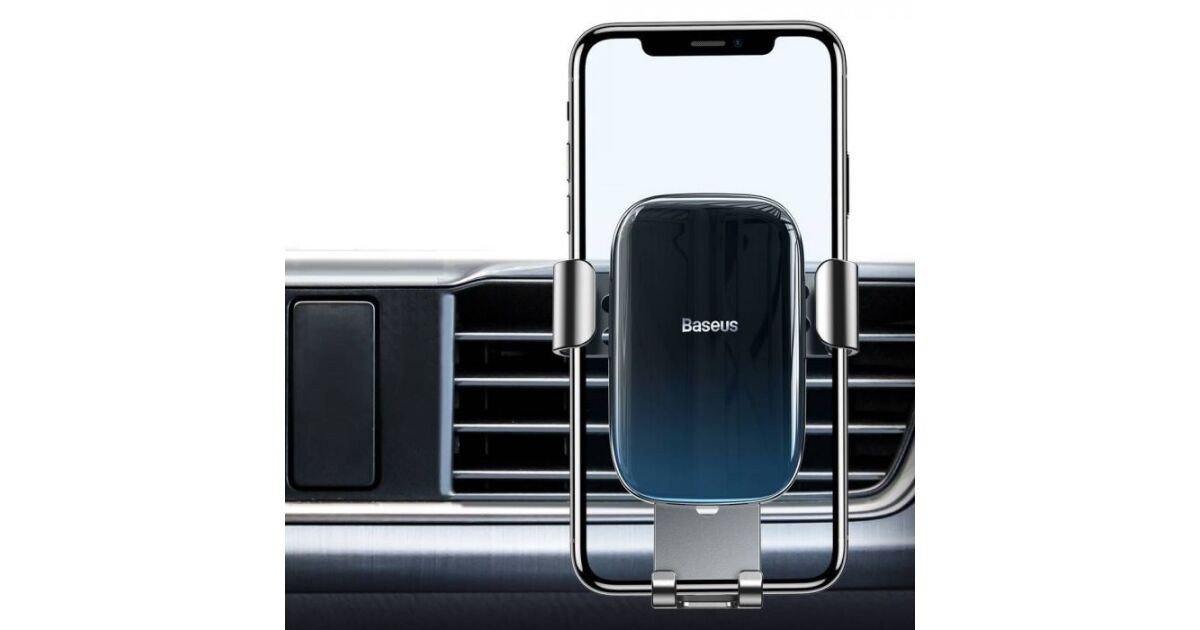 Baseus Glaze Gravity Autohalterung Schwarz (mit Lüftungsschlitzaufnahme ...