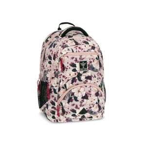 Ghiozdan ergonomic Ars Una Flowery Pink pentru fete, design floral, 33x45x24cm - Ars Una