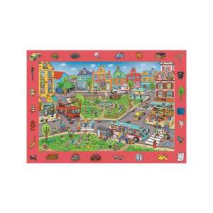 Zložené puzzle Spy Guy 100 dielikov, mestská scéna, značka Trefl - Puzzle