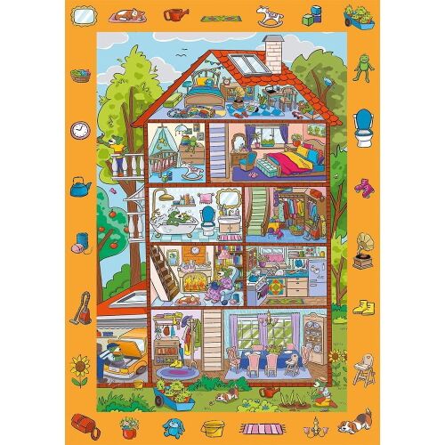 Trefl Spy Guy Dom Puzzle 24 elementy - ułożone