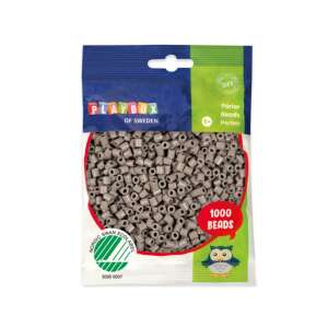 PlayBox 1000 szürke vasalható gyöngy, 5 mm, kézműveskedéshez és ékszerkészítéshez - Playbox