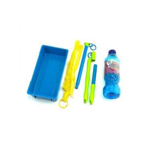 Setul de bețe de săpun cu bule gigantice Gazillion Big Bubble Loop, include un beț de săpun, o tavă și o sticlă de soluție de săpun - Bule de sapun