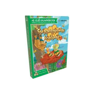 Az elso kalandkönyvem: Százszorszépvölgy királynoje könyv borítója, méhekkel és várral - Gyermek & Ifjúsági könyv