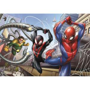 Clementoni Spider-Man Super Puzzle, 104 Teile mit Spider-Man, Miles Morales und Doctor Octopus - Puzzle