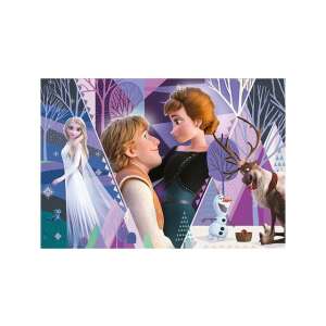 Jégvarázs 180 darabos Super puzzle a Clementonitól, Elsa, Anna, Kristoff, Olaf és Sven szerepelnek rajta - Clementoni Puzzle