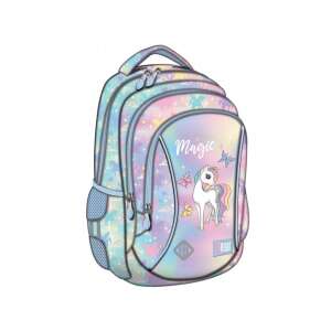 St.Right Magic Unicorn iskolatáska, lányoknak, unikornis mintával, 39x27x17cm - Unipap