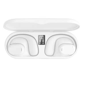 XO X25 AIR OWS (TWS) Sport Bluetooth fülhallgató, fehér, töltőtok - XO