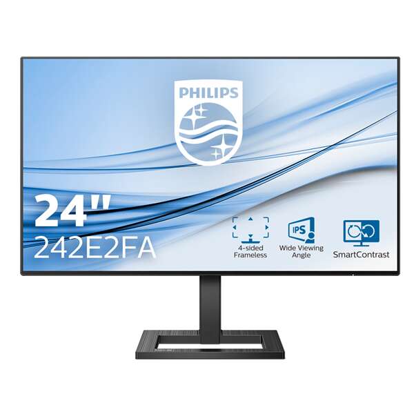 Philips 242e2fa ips monitor, 23.8", 1920x1080, 16:9, 300 cd/m2, 1...