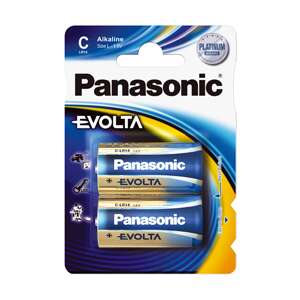 Алкални батерии Panasonic Evolta C, 2 броя - Батерия и акумулатор