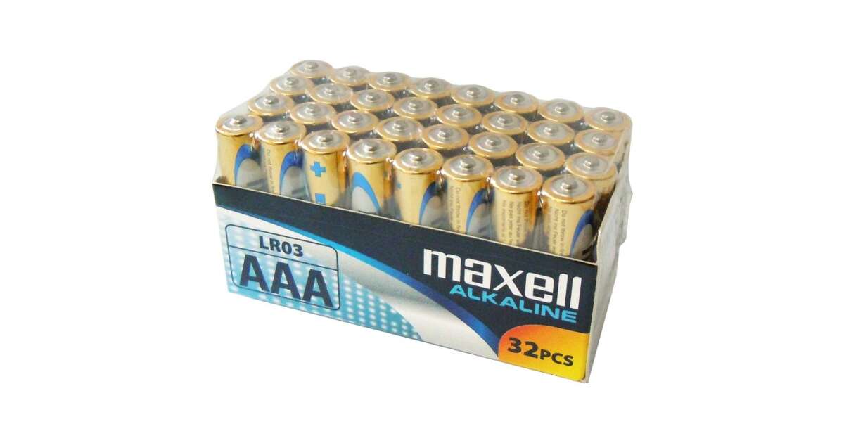 Piles AAA/LR03 ALCALINE MAXELL - Piles & batteries