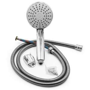 Króm Fix Zuhanyfej Készlet - Kerek - 150cm Gégecső