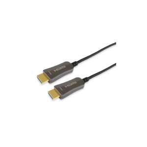 Equip Kábel 119433 Aktív HDMI 2.0 kábel, apa/apa, 4K/60Hz, 3D, HDCP2.2, HDR, aranyozott, 100m - Equip