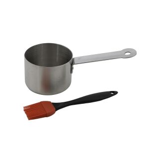 Barbecook - Szószos Edény Szilikon Ecsettel - Grillezéshez