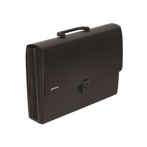 DONAU Harmonikatáska - 26 Zseb - Fekete - PP