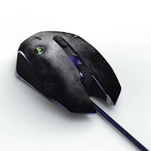 uRage Bullet gaming egér, ergonomikus kialakítás, vezetékes USB csatlakozás