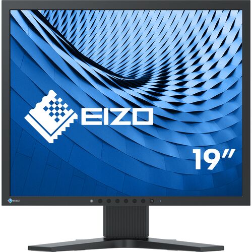 EIZO S1934H-BK 19" IPS LED čierny monitor pohľad spredu