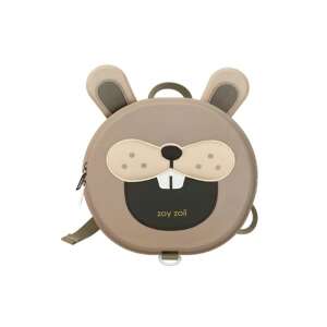 Zoyzoii Crazy Rabbit detský batoh, 2-6 rokov, hnedý, 3D dizajn, roztomilý zvierací tvár - Batohy, tašky pre škôlkarov