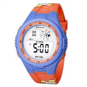 Detské digitálne hodinky, Mingrui MR2117LK, model ryby, dátumovka, osvetlenie, vodotesnosť 30 metrov, modrá