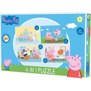 Peppa Pig 4 az 1-ben puzzle szett, 2 doboz, 12, 16, 20 és 24 darabos - Peppa Pig