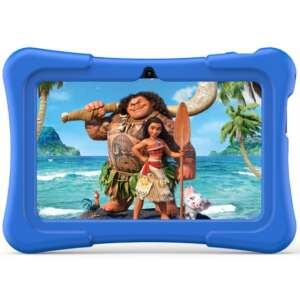 Tablet pentru copii AOGO K7 PRO, ecran IPS de 7 inci, 32 GB, 2 GB RAM, WiFi, Android 11, control parental, jocuri și activități educaționale, albastru - Tablete