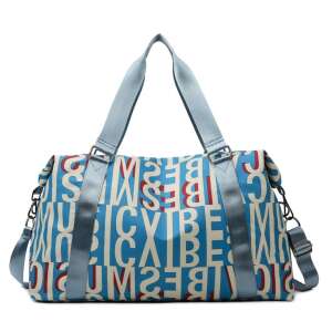 Geantă sport Taikesen M-06 impermeabilă, albastră, cu curea de umăr - Genți și huse laptop