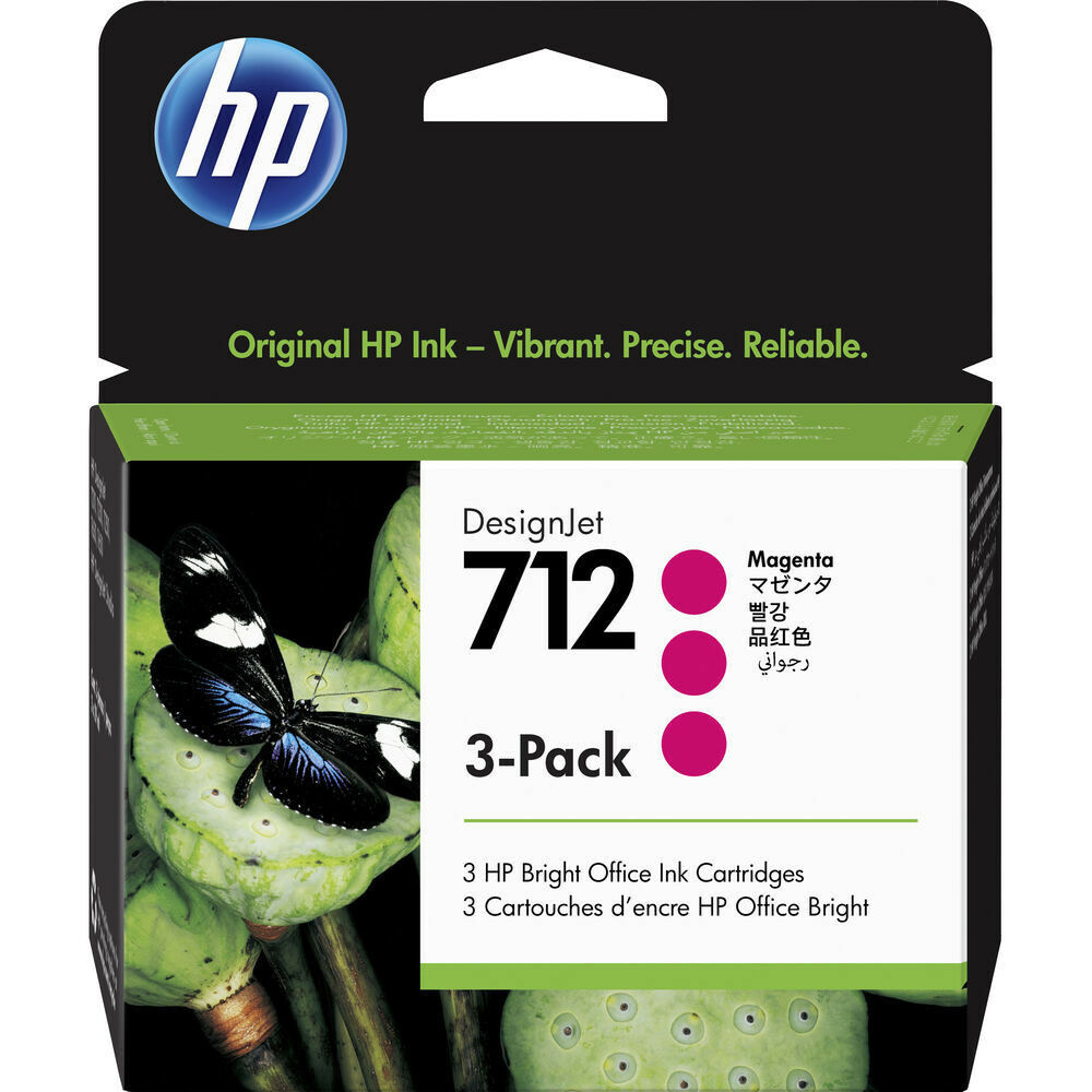 HP 3ED78A 712 Eredeti Tintapatron csomag Magenta (3 db) (3ED78A)