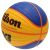 Wilson Piłka do koszykówki FIBA 3X3 Replica WTB1033XB niebiesko-żółta (08083) 133997695