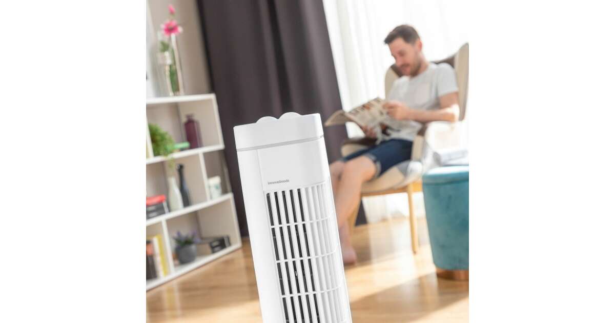InnovaGoods Fankol Toronyventilátor - 50W - Fehér | Pepita.hu