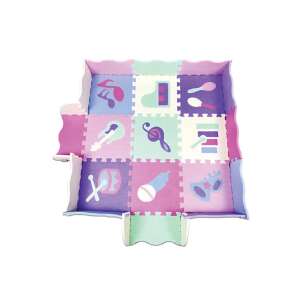 Hudobná penová puzzle podložka pre bábätká a malé deti, 25 dielov, 30cm x 30cm, mäkká a bezpečná pre deti, netoxický EVA penový materiál, certifikovaná CE - Malatec