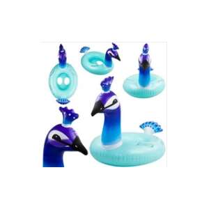 Páva formájú felfújható úszógumi gyerekeknek - 60 x 45 cm