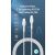 Devia USB Type-C – Dátový a nabíjací kábel Lightning s 1 m káblom – Kábel Devia Kintone Series Type-C to Lightning PD – 27W – biely 140108405