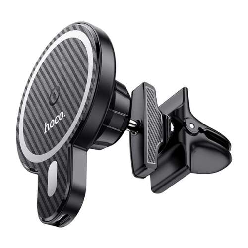 HOCO MagSafe Autós Telefontartó - Vezeték nélküli Töltési Lehetőséggel