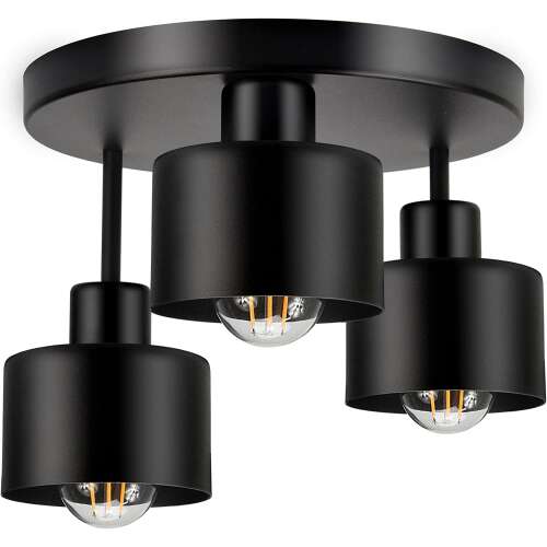 Żyrandol wiszący ADVITI RAMOS AD-LD-6258BE27M, 3 x E27, maksymalnie 60W, czarny