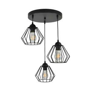 ADVITI Waya AD-LD-6264BE27M viseće rasvjetno tijelo, E27, 3 x 60W, crna 103071178 - Lampa i rasvjeta