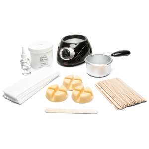 RIO CWAX2 Wachsentfernungsset, Heizgerät, Deluxe Soft Wax, Hartwachs, Wachstreifen, Spatel, Reinigungsflüssigkeit, Ganzkörper-Wachsentfernung - Haarentfernung & Rasur