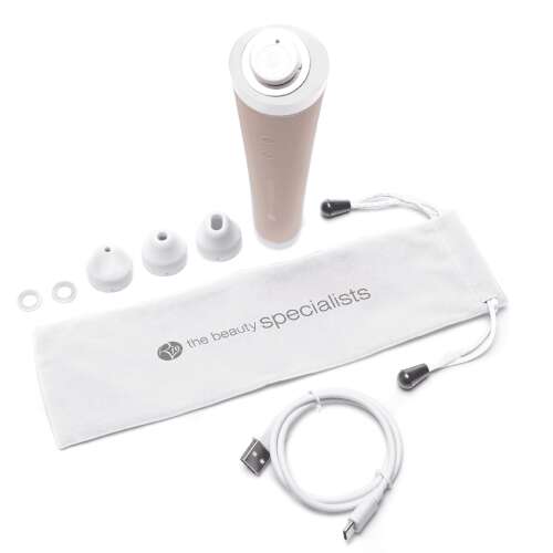 RIO DRMC Mikrodermabrazíonový prístroj s integrovanou kamerou, 3 nástavcami, USB, ružový, vrátane puzdra a USB nabíjacieho kábla